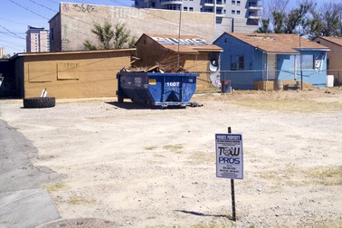 dirt lot