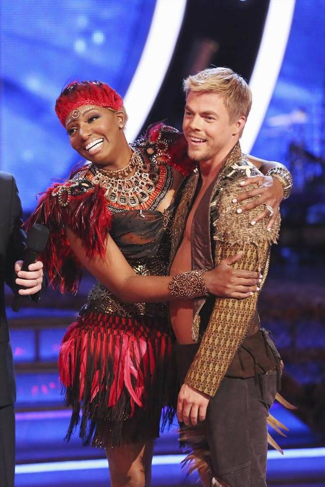 NeNe Leakes and Derek Hough compete on Season 18 of ABC’s “Dancing With the Stars” on Monday, April 7, 2014.