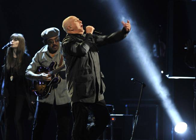 Hall of Fame Inductee Peter Gabriel performs at the 2014 Rock and Roll Hall of Fame Induction Ceremony on Thursday, April, 10, 2014, in New York. 