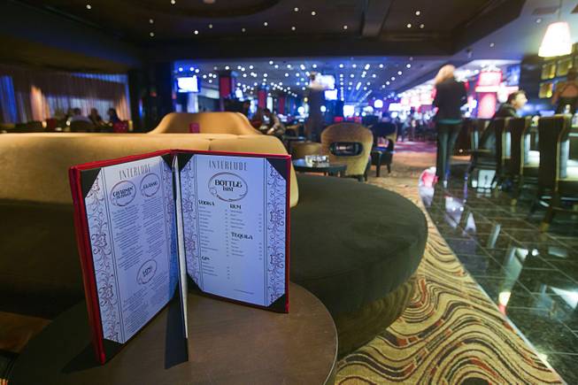 A view of the Interlude lounge during the opening of the casino floor at the Cromwell, formerly Bill's Gamblin' Hall & Saloon, on the Las Vegas Strip and Flamingo Avenue, Monday, April 21, 2014. The casino is undergoing a $185 million renovation project that includes remodeling of guest rooms, casino floor and common areas, the addition of a new second floor restaurant, and construction of the 65,000 square foot rooftop pool and dayclub/nightclub.
