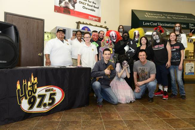 Fright Dome at Circus Circus cast members attend Nevada SPCA Big Give.