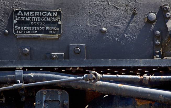 The Big Boy No. 4014 steam locomotive was delivered to the Union Pacific Railroad in 1941 and is now en route for restoration to the Union Pacific Heritage Steam Fleet Operations in Cheyenne, Wyoming, on Wednesday, April 30, 2014.