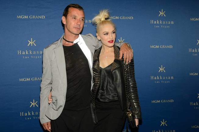 Rock star couple Gavin Rossdale and Gwen Stefani attend Night ...