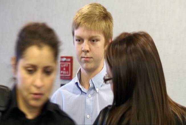 In this December 2013 image taken from a video by KDFW-FOX 4, Ethan Couch is seen during his court hearing in Fort Worth, Texas.