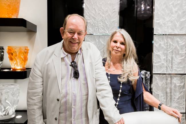 Robin Leach and Lady Tina Green at Lalique in the ...