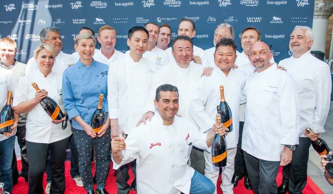 The saber-off for the eighth-annual Vegas Uncork'd by Bon Appetit ...