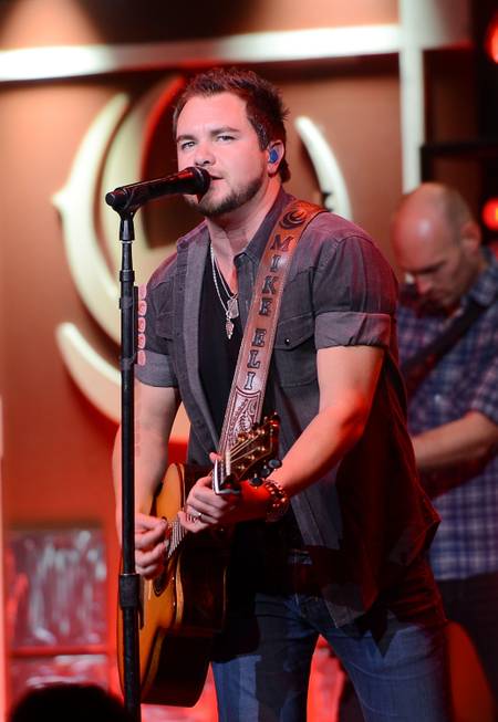 The Eli Young Band, with frontman Mike Eli, performs at ...