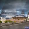An artist’s rendering shows a proposed design for a future Major League Soccer stadium to be located in Symphony Park near the Smith Center. The proposal was announced Wednesday, May 14, 2014, by Findlay Sports and Cordish Companies.
