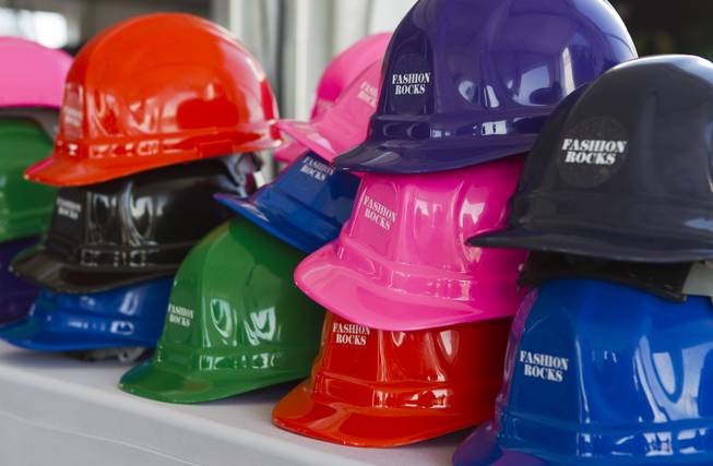 Each attendee to the Downtown Summerlin media "hard hat" tour of the project will be expected to wear one for safety at the site on Thursday, May 15, 2014.