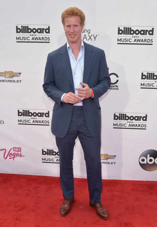 Matt Hicks arrives at the 2014 Billboard Music Awards at MGM Grand Garden Arena on Sunday, May 18, 2014, in Las Vegas.