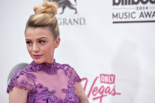 Cher Lloyd arrives at the 2014 Billboard Music Awards at MGM Grand Garden Arena on Sunday, May 18, 2014, in Las Vegas.