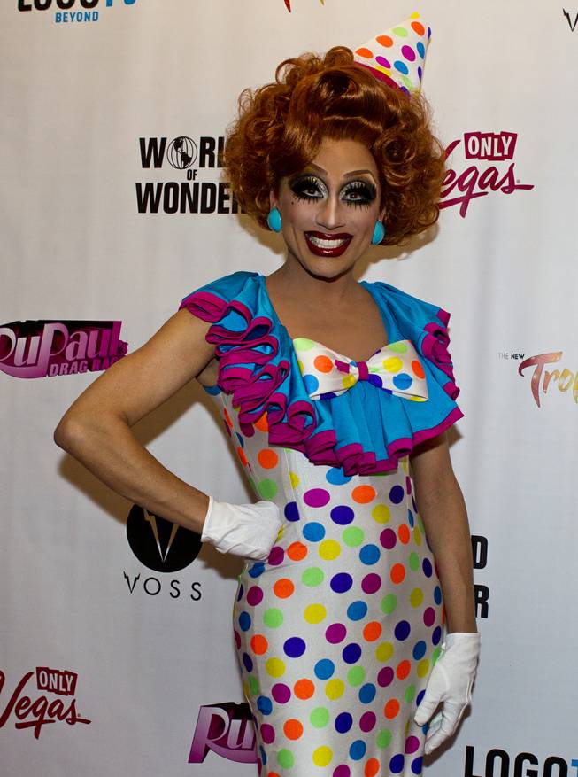"RuPaul's Drag Race" cast member Bianca Del Rio strikes a pose on the Red Carpet for the Season 6 Finale Viewing Party featuring a live screening of the show at The New Tropicana on Monday, May 19, 2014.