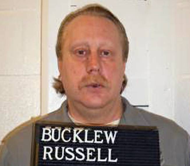 In this Feb. 9, 2014, file photo provided by the Missouri Department of Corrections is Russell Bucklew, who is scheduled to die for killing a romantic rival as part of a crime spree in southeast Missouri in 1996.