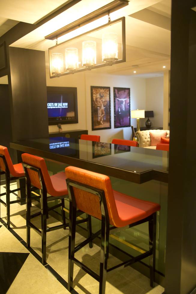 A first look at one of the Suites at The Cromwell, Wednesday May 21, 2014. The Cromwell is the first stand-alone boutique hotel located on the Las Vegas Strip.