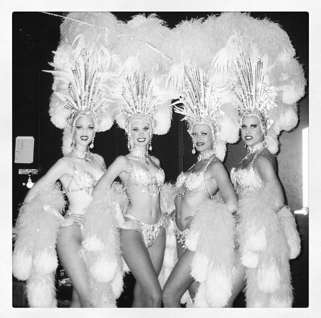 Sabina Kelley, second from left, in “Jubilee!” at Bally’s.