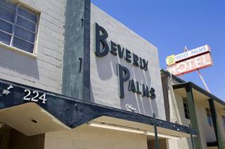 A view of the Beverly Palms Hotel on Sixth Street in downtown Las Vegas Tuesday, May 15, 2014. STEVE MARCUS
