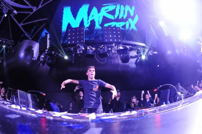 DJ Martin Garrix at Hakkasan in MGM Grand Las Vegas.