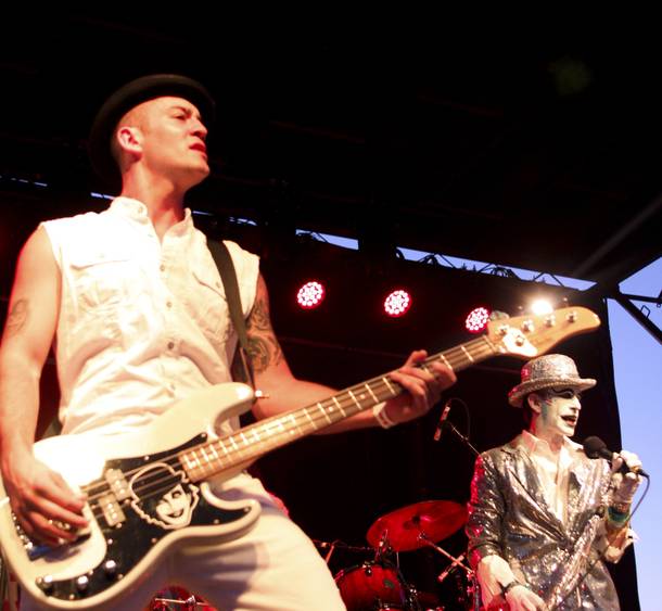The Adicts perform at the Punk Rock Bowling & Music Festival Sunday, May 25, 2014.