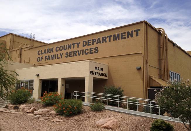 The Clark County Department of Family Services' headquarters, as seen May 28, 2014, is listed for sale for $18 million.