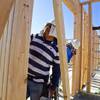 Carpenters work on a KB Homes project at Inspirada in Henderson Tuesday, June 3, 2014. A number of formerly stalled or financially troubled master-planned communities are now back in business, with developers building and selling homes.