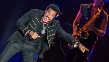 Lionel Richie and CeeLo Green at Mandalay Bay Events Center on Friday, June 6, 2014, in Las Vegas.