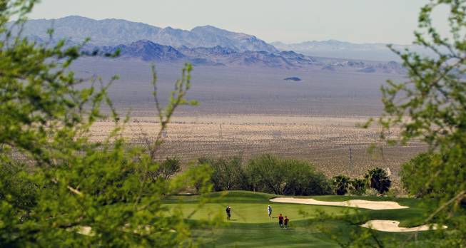 Golfers on the scenic course as HELP of Southern Nevada hosts its 20th Annual Golfers Roundup at Cascata Golf Course in Boulder City on Tuesday, June 24, 2014.
