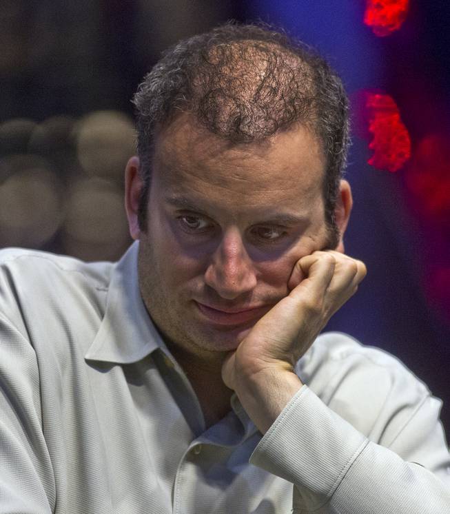 WSOP player Abe Mosseri is next to be eliminated during the Poker Players Championship final table of professional poker players facing off for a $50,000 buy-in at the Rio on Thursday, June 26, 2014.