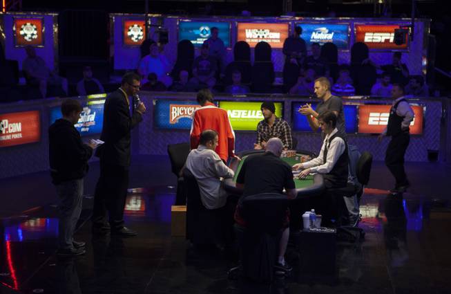 WSOP player Chun Lei Shou is next to be eliminated during the Poker Players Championship final table of professional poker players facing off for a $50,000 buy-in at the Rio on Thursday, June 26, 2014.