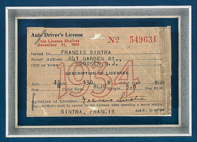 Frank Sinatra License