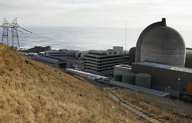 One of the Diablo Canyon Power Plant's nuclear reactors is shown in Avila Beach on California's central coast, Nov. 3, 2008. 