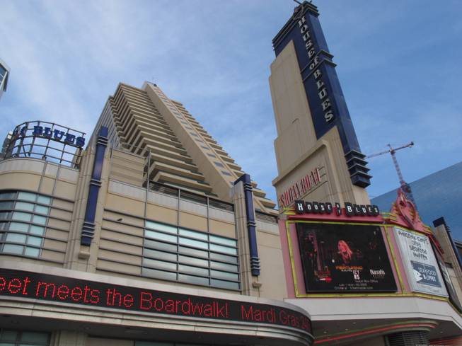 This Oct. 26, 2011, photo shows the Showboat Casino Hotel and its House of Blues nightclub in Atlantic City, N.J.