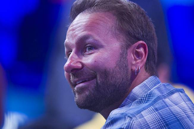 Daniel Negreanu waits for the start of the Big One for One Drop, a $1,000,000 buy-in No-Limit Hold'em charity poker tournament, at the Rio Sunday, June 26, 2014. The $1 million buy-in is the largest ever for a poker event. Proceeds support One Drop projects in countries experiencing serious difficulties caused by inadequate access to water.
