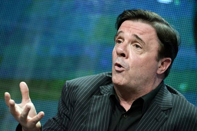 Nathan Lane speaks on stage during the Live from Lincoln Center, "The Nance" panel, at the the PBS 2014 Summer TCA held at the Beverly Hilton Hotel on Tuesday, July 22, 2014, in Beverly Hills, Calif. 