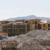 Construction continues on an apartment complex behind Whole Foods at the District at Green Valley Ranch in Henderson on July 31, 2014.