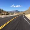 This undated photo shows a newly paved stretch of road leading to Grand Canyon Skywalk in Grand Canyon National Park in Arizona. 