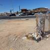 When Helen Liu was killed in November, there was no crosswalk at Blue Diamond and Cimarron roads. A memorial is seen at the intersection, which also now features a new crosswalk and traffic light, Thursday, Aug. 14, 2014.