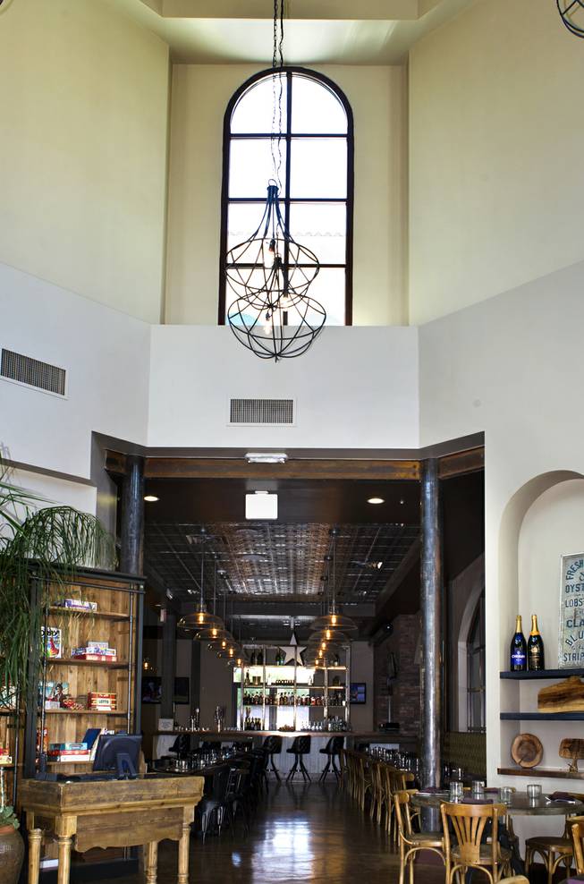 Interior entry way of Made L.V. which is a new restaurant opening tonight at Tivoli Village on Monday, August 18, 2014.