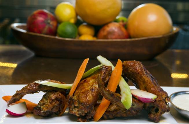 Butcher Style Wings from Made L.V. which is a new restaurant opening tonight at Tivoli Village on Monday, August 18, 2014.