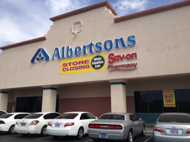 This Albertsons grocery store at Green Valley Parkway and Sunset Road in Henderson, pictured Wednesday, Aug. 20, 2014, is preparing to close.