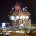 SLS Las Vegas Opens With Fireworks