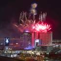 SLS Las Vegas Opens With Fireworks