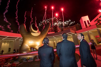 The grand opening of SLS Las Vegas on Friday, Aug. 22, 2014, on the Strip.