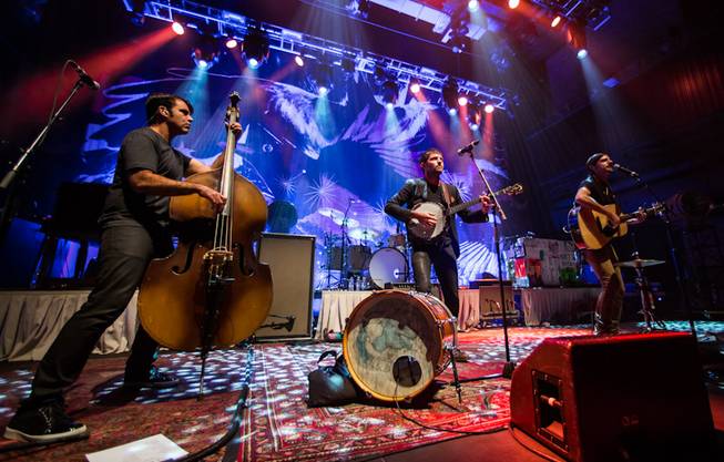 The Avett Brothers at Brooklyn Bowl on Saturday, Aug. 30, 2014, in the Linq Promenade.