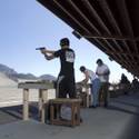 Practicing at Clark County Shooting Complex