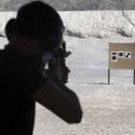 Practicing at Clark County Shooting Complex