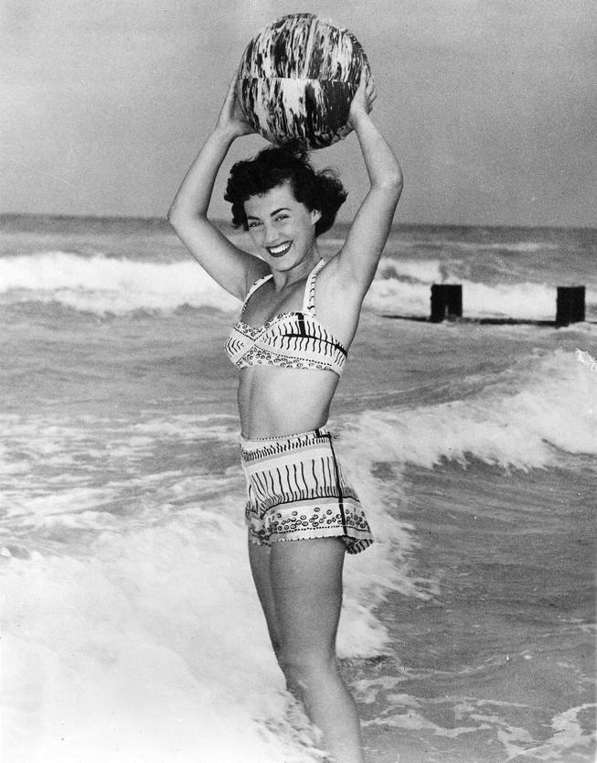 Niki Devine, who as a model in the late 1940s did photo shoots for bathing suits, gave up the profession in the 1950s to start and raise a family.