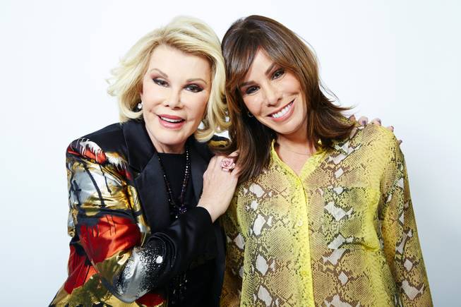 This Feb. 21, 2013, file photo shows comedienne Joan Rivers and her daughter Melissa Rivers in New York.