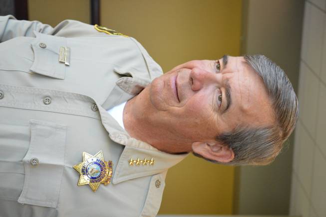 Sheriff Douglas C. Gillespie on September 18, 2014 at Greenspun Media Group's Corporate office in Las Vegas, Nev.