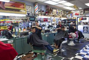 Las Vegas barbershop pays tribute to grandfather, classic times, Downtown, Local