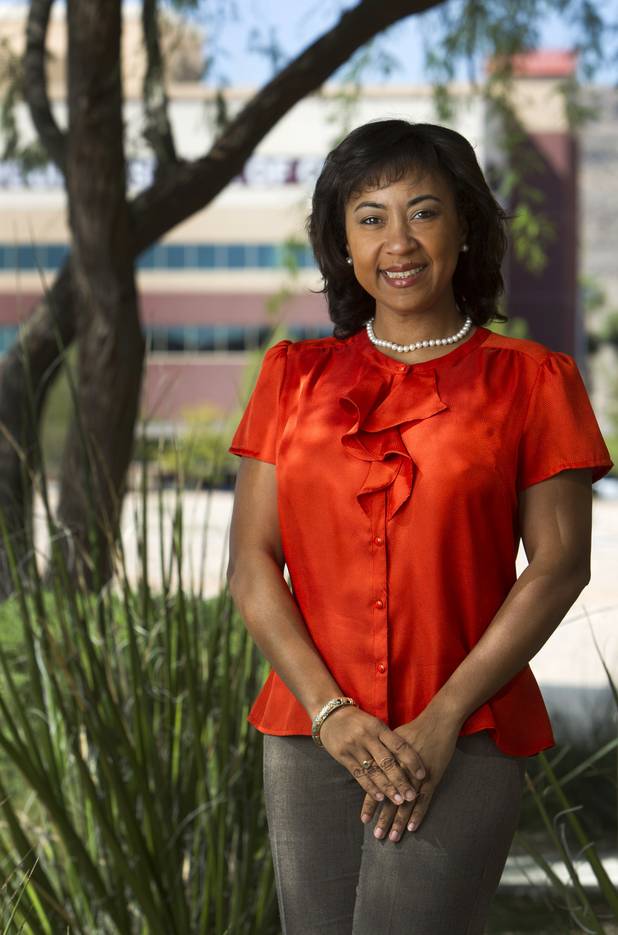 Dr. Eva Littman, founder and practice director of Red Rock Fertility Center, poses at the center Wednesday Sept. 24, 2014.